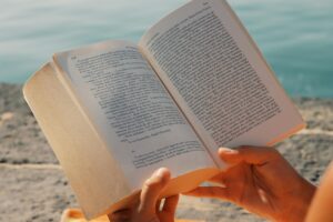reading book